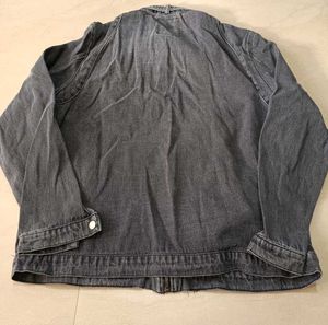 Roadster Gray Denim Jacket, XXL Size