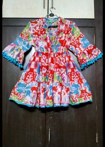 Boho Tunic with Colorful Print