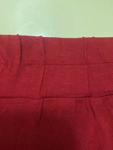 Red Ethnic Skirt