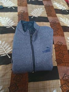 Puma Blue Jacket used but like new no flaw m size