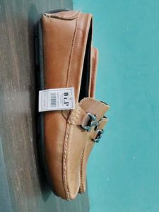 OLP Brown Leather Loafers