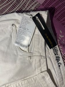 Roadster White Bootcut Jeans