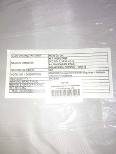 📌Transparent Wardrobe Organizer