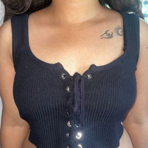 Sleeveless Crop Top