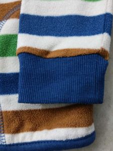 Cute Striped Fleece Jacket