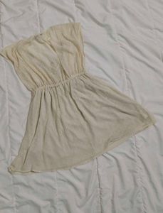 Zara Embellished Beach Mini Dress