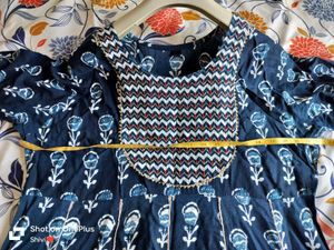 Blue Gawn Kurti