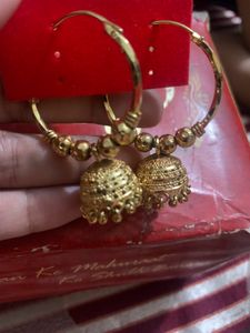 Very Beautiful Golden Jhumke