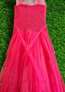 Radiant Pink Princess Gown