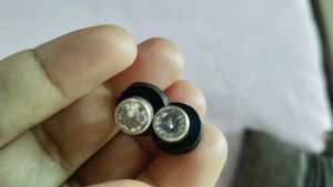 Stud Earrings Silver