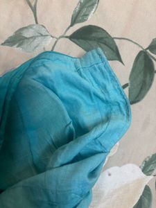 Banarsi Turquoise Blouse Embellished With Sequin