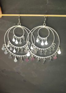 Silver Statement Earrings
