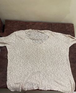 Loose Knit V-Neck Sweater
