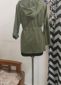 Green Hooded Jacket