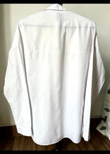 H&amp;M Poplin Oversized Button Down Shirt