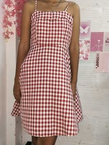 Red Gingham Sundress