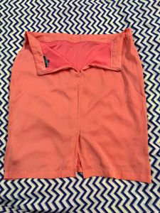 Ajio Pencil Satin Skirt