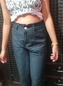 Dark Greyish Black Jeans