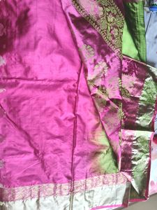 Elegant Silk Saree+ Blouse Piece