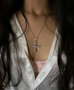 Princess cross necklace