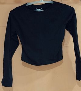 Long Sleeve Black Top
