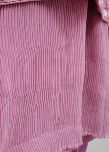 Elegant Pink Embroidered Saree Set