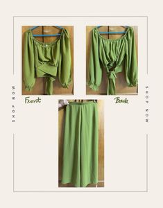 Green Two-Piece Set