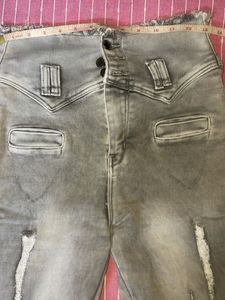 Distressed High-Waisted Jeans