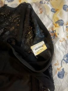 Black Lace Bustier Top