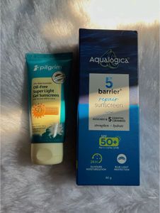 PILGRIM OIL FREE+ AQ BARRIER REPAIR SUNSCREENS