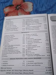 BITSAT 2018 (Physics , chemistry, Mathematics, )A