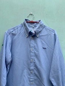 premium Striped Blue Shirt