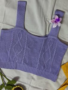 Lavender Knit Tank🍇