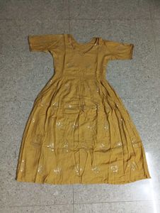 Mustard Ethnic Kurta