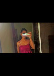 Burgundy Peplum Top