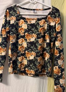 Floral Long Sleeve Top