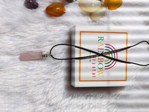 Rose Quartz Pencil Pendent