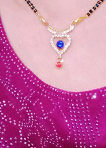Mangalsutra with Blue Stone