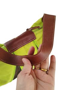 Longchamp Canvas Hand Bag/ Shoulder Bag