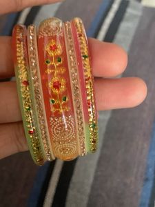 Colorful Beaded Bangles