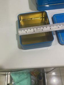 Muthoot Blue Tin Box