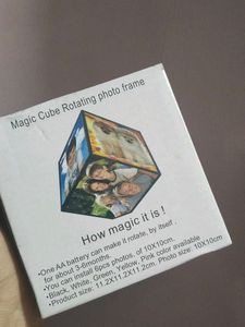 Magic Cube Rotating Photo Frame