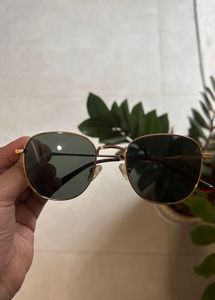 Retro Gold Frame Sunglasses