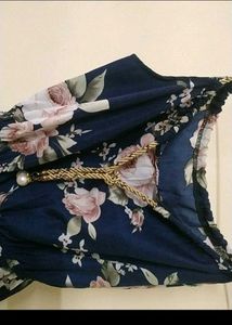 Floral Tie Up Dress