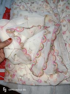 Beautiful multi colour fully embroidery suit
