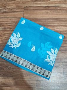 Elegant Blue Saree