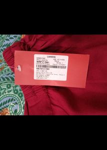 Maroon Staright Pant