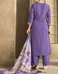 Purple Kurta Set