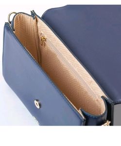 Iykyk Thick Strapped Navy Blue Bag