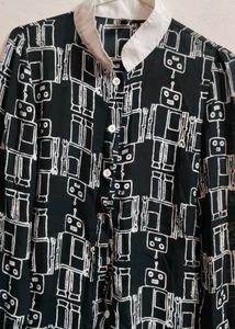 Printed Black &amp; White shirt